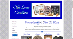 Desktop Screenshot of ohiolasercreations.com